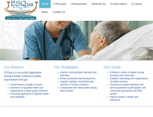 Tablet Screenshot of esqua.org